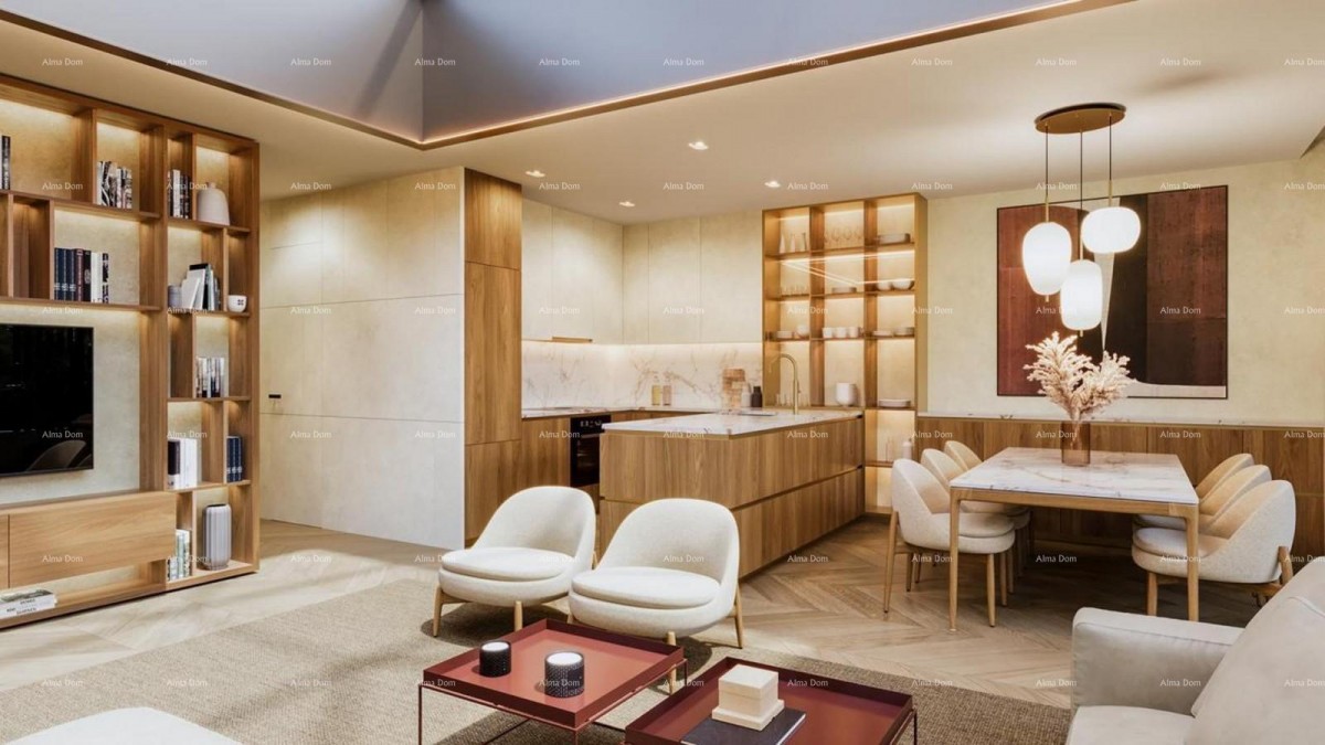 ROVINJ - stanovanje naprodaj v luksuzni rezidenci ob morju / S11 12