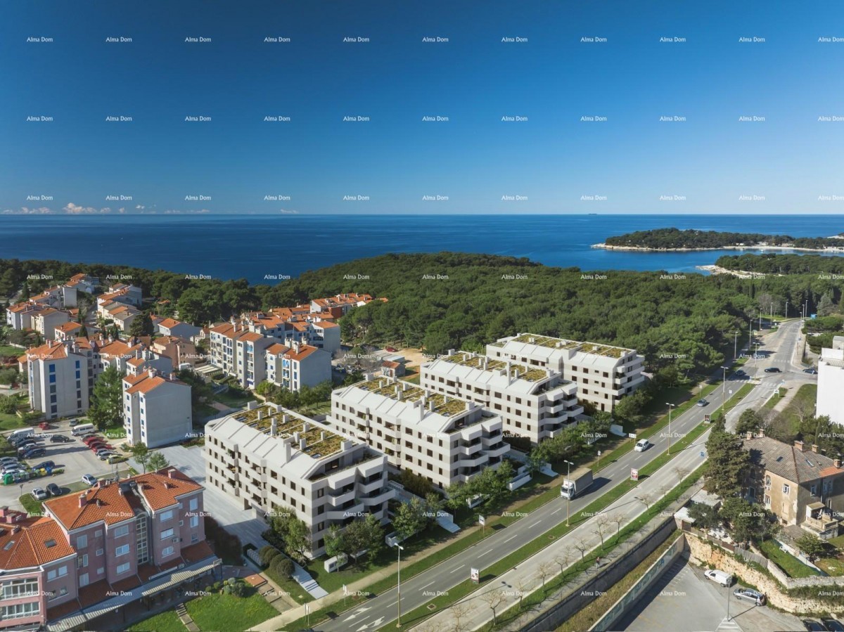 Apartments for sale in a new residential project in an exclusive location, 300 m from the sea, Pula, STOJA. 2