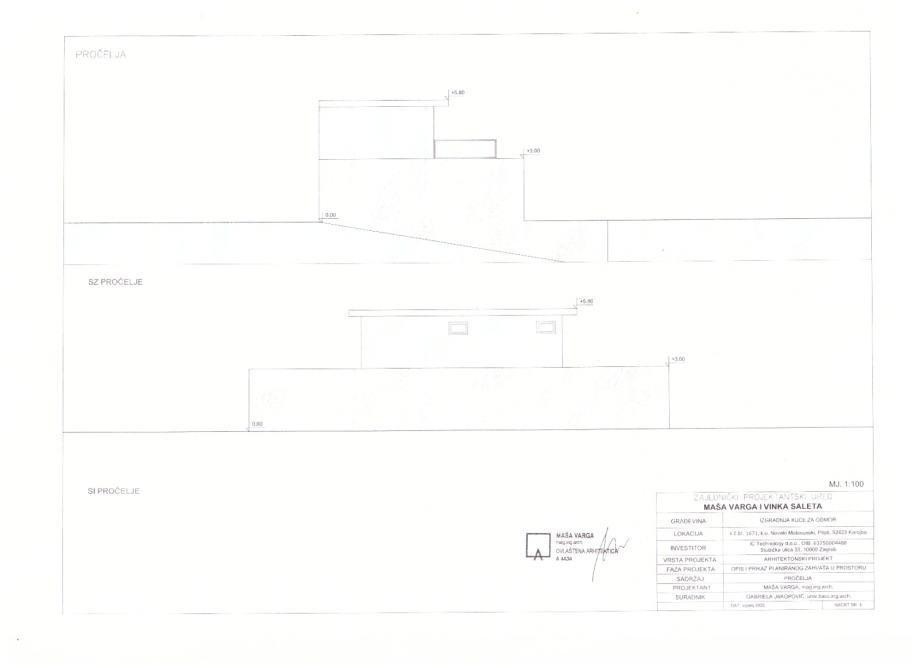 Мотовун – окрестности, строительный участок с проектом и разрешением. 5