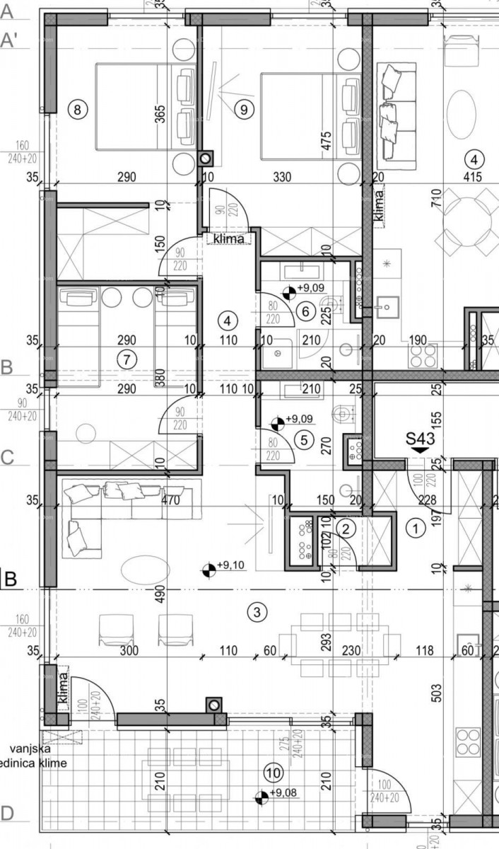 Пула! Многофункциональное современное здание с лифтом, рядом с центром. S43 10