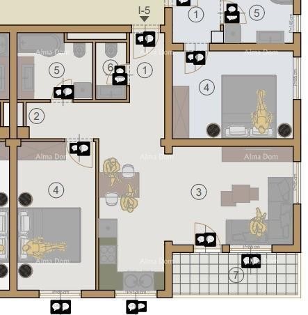 Apartments for sale in a new housing project under construction, near the court, Pula! 3