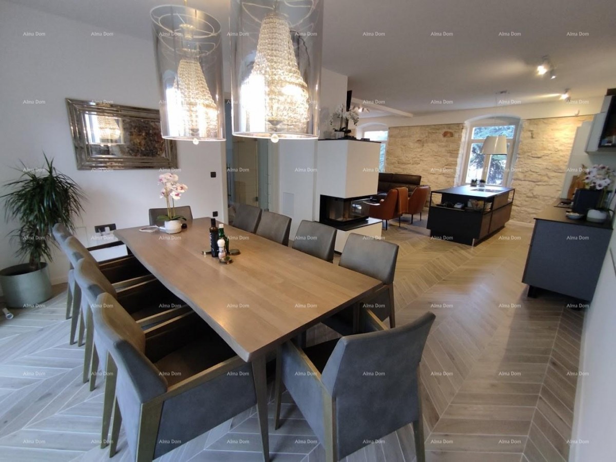 Pula Veruda Прекрасная, полностью отреставрированная австро-венгерская каменная вилла с видом на море. 8