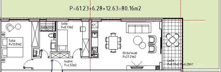 Ново! Квартира с садом в отличном месте, Пула! 2