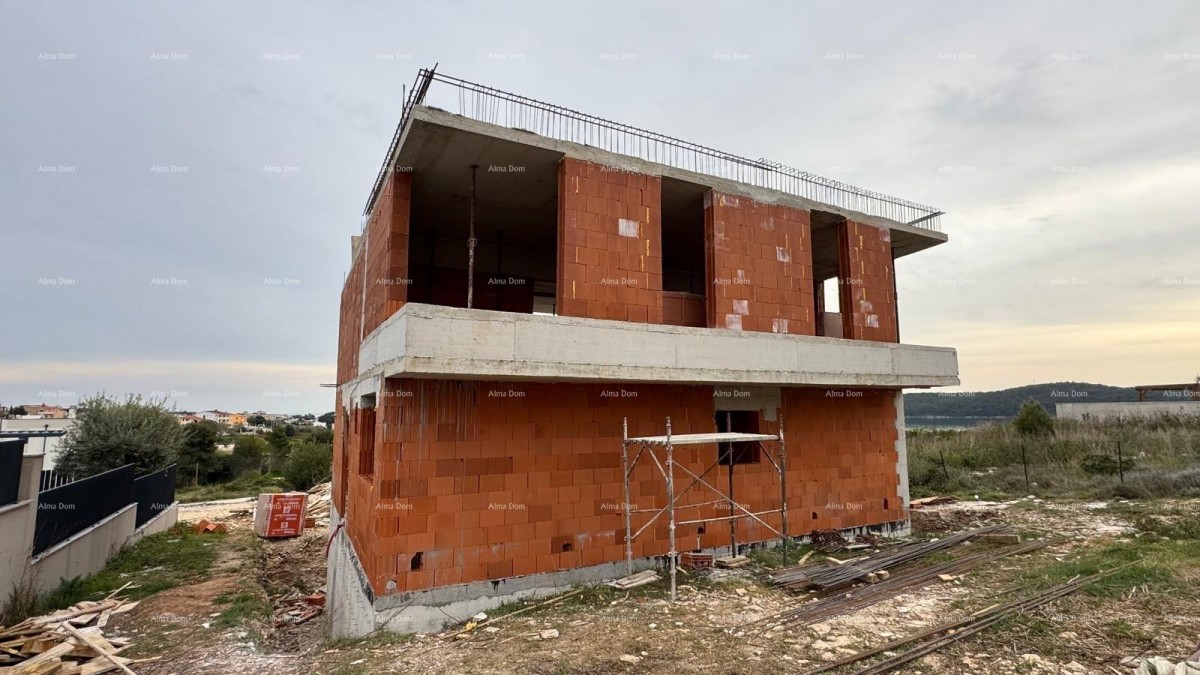 Mukalba, Medulin, Prodaja kuće u roh-bau fazi s pogledom na more 6