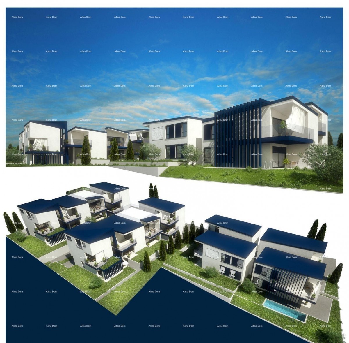 Modern apartment in block A with a garden and parking space, close to Umag! 3