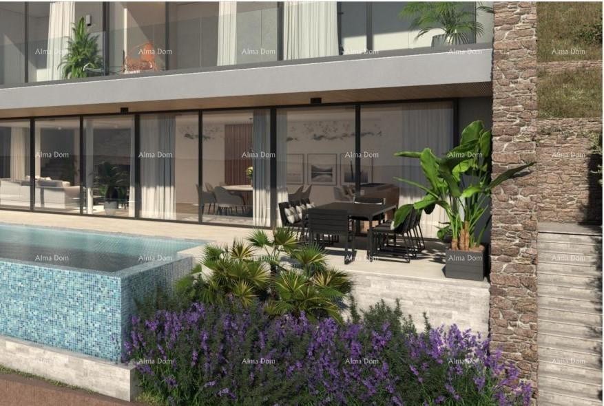 Продается недавно построенный современный особняк с бассейном недалеко от Буе 3