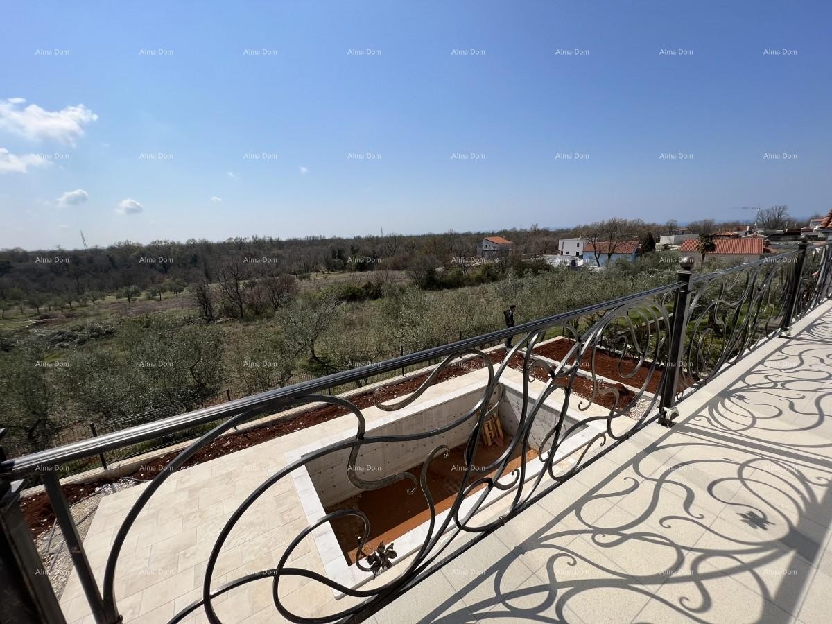 New  house with pool, modernly decorated. 7 km to the center of Porec. 23