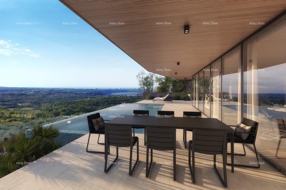 Продается недавно построенный современный особняк с бассейном недалеко от Буе 2