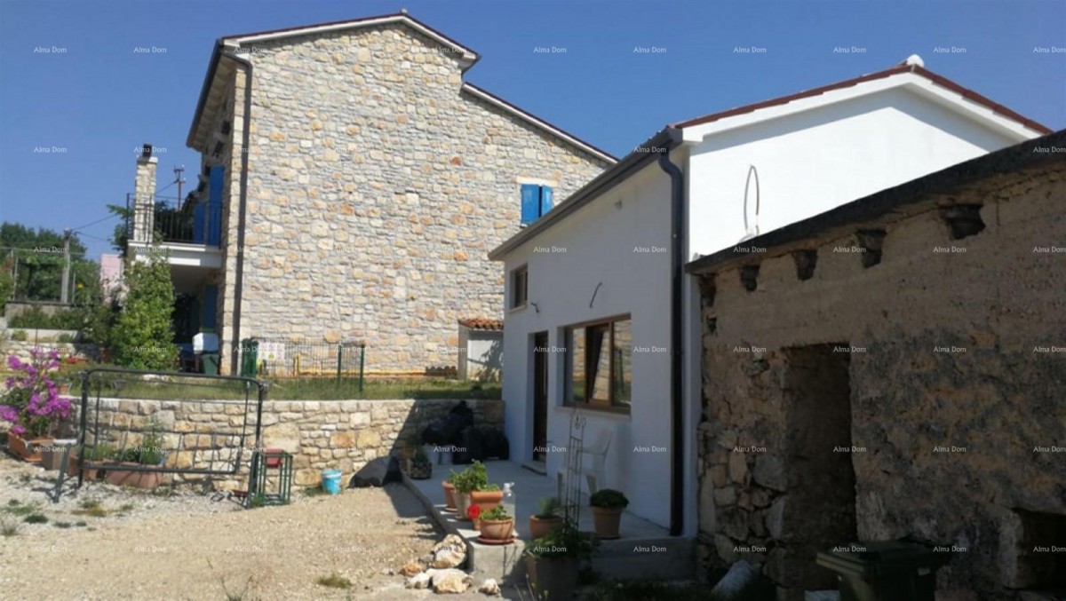 Labin area, Stone house with a pool and large yard 2