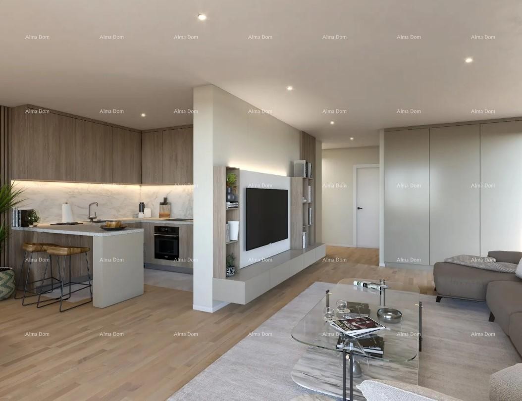 УМАГ! Современная квартира в первоклассном жилом комплексе рядом с морем, S 28 8