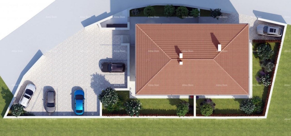 GRADBENIŠKO ZEMLJIŠČE S DOVOLJENJEM ZA GRADNJO 6 LUKSUZNIH APARTMAJEV – KAŠTEL 5