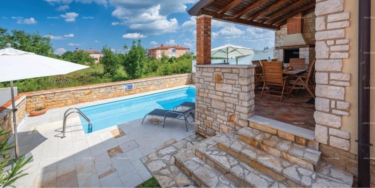 Semi-detached house with a pool, Umag, surrounding area, Istria (A) 7
