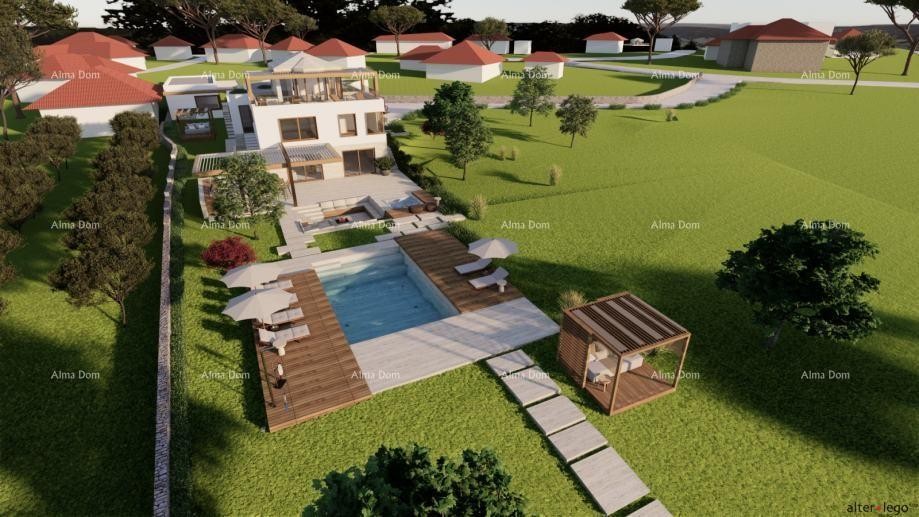 POMER, prvi red do mora, kuća s građevinskim zemljištem i projektom za luksuznu vilu 7