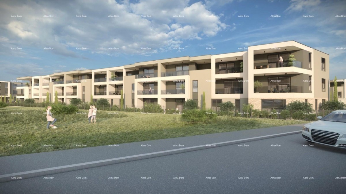 Prodaja! Stan v novogradnji s 3 spalnice in dvema parkirnima mestoma, Pula, Valdebek! Z21-S4 9