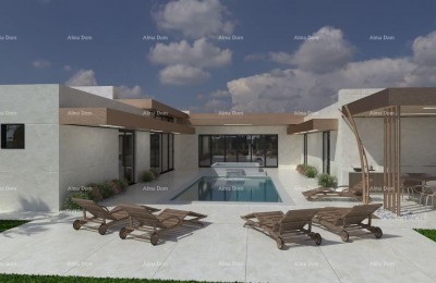Vendere una lussuosa e moderna casa a un piano con piscina, Dignano!