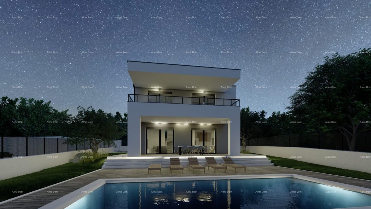 GALIŽANA - Sale of a modern house with a pool, jacuzzi, and sea view! 6