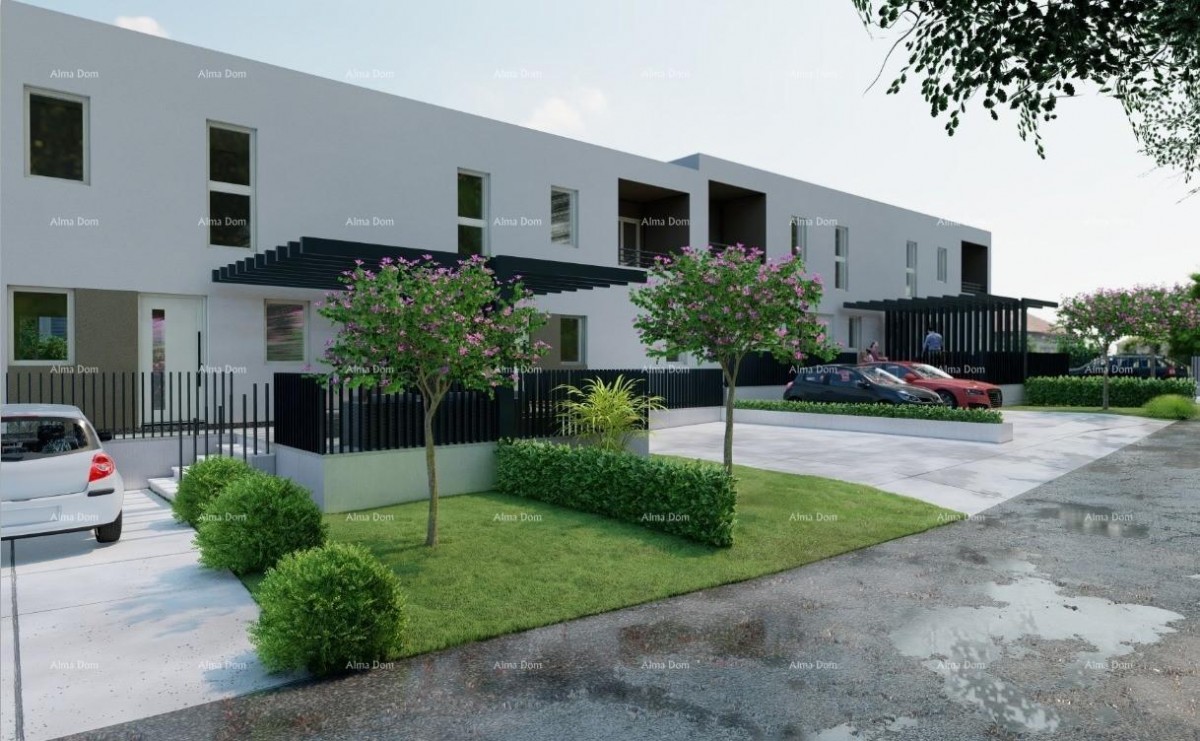 ПОРЕЧ - Современный двухквартирный дом с собственной зеленью (Дом B) 13