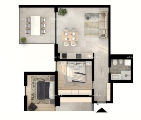 UMAG! Modern apartment in a top residential complex near the sea, S29 9