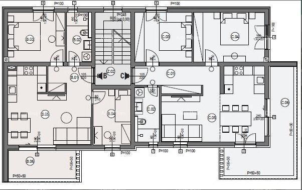 ŠTINJAN – NEW BUILDING NEAR THE SEA AND THE CITY. Apartment C Building D 5