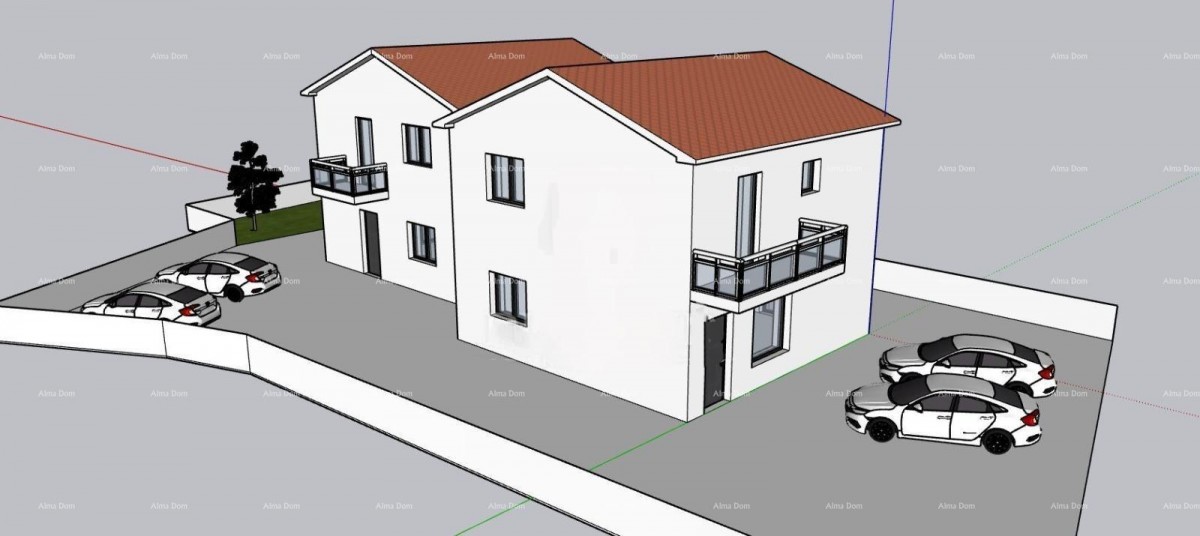Новая постройка: двойной дом в Каштеле 2