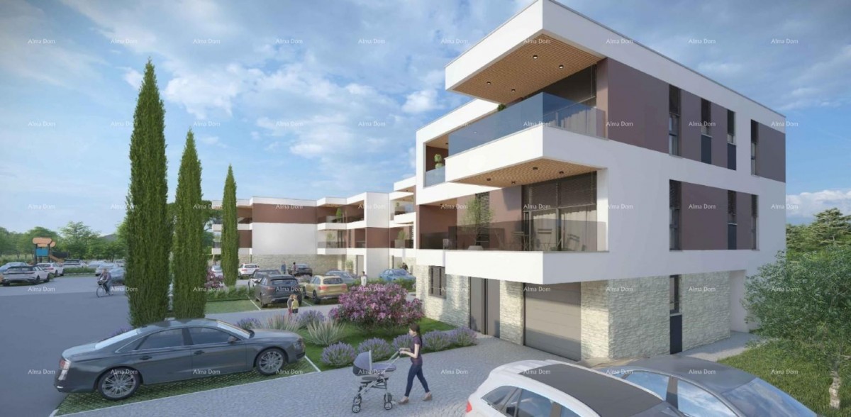 Prodaja stan v novogradnji z garažo, parkirnim mestom in shrambo, Pula! 8