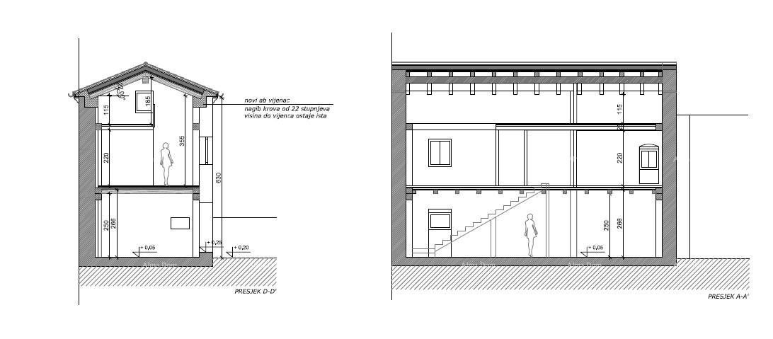 Продажа - Каменный истарский дом с проектом и подготовленной документацией – близость к Тиньяну! 6