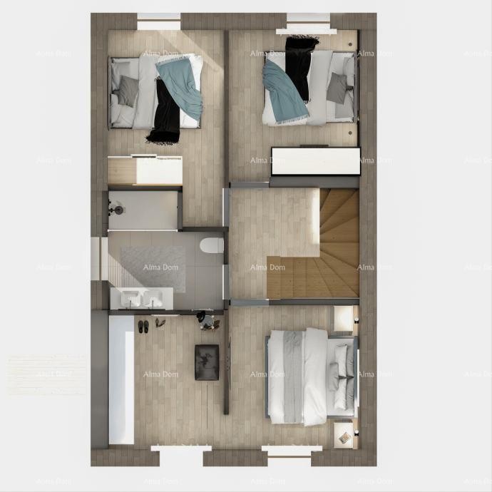 УМАГ – СТАН 105 м² С ВЕРАНДОЙ, ТЕРАСОЙ, ВИДОМ НА МОРЕ 16
