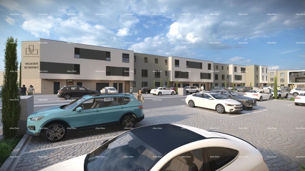 Prodaja! Stan v novogradnji s 3 spalnice in dvema parkirnima mestoma, Pula, Valdebek! Z21-S4 1