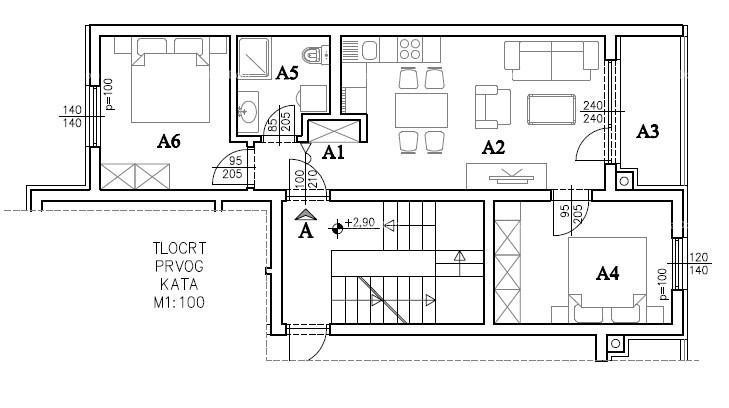 Продажа - Современная квартира в новом частном жилом комплексе в Шияне, Пула! D-A 10