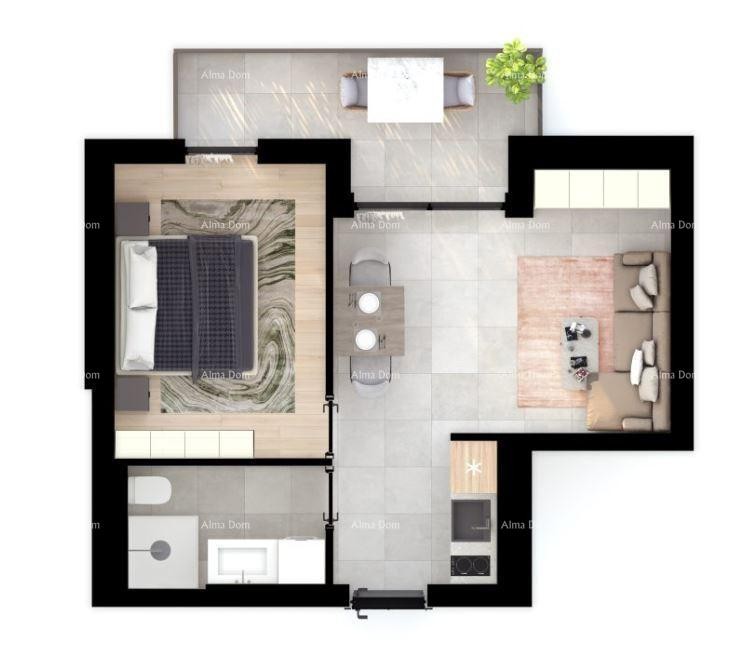 UMAG! Appartamento moderno in un complesso residenziale di alta qualità vicino al mare, S16 7
