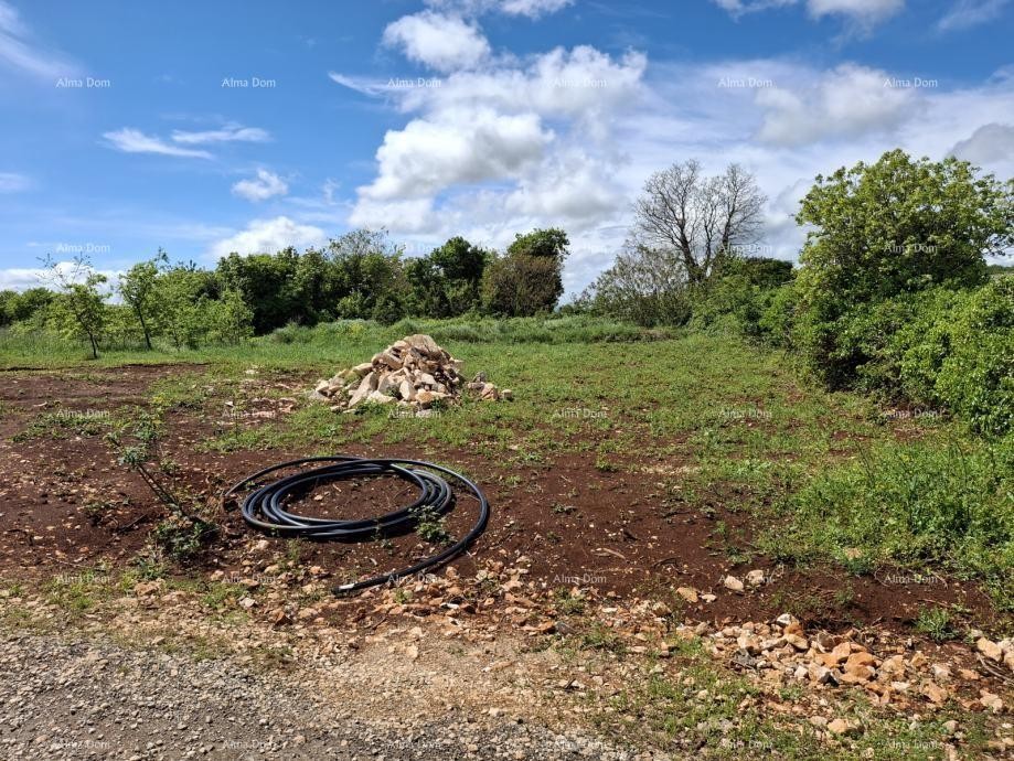 Marčana, Gradbeni zemljišče, 845 m2, s projektom in dovoljenjem – 3 km od morja 1