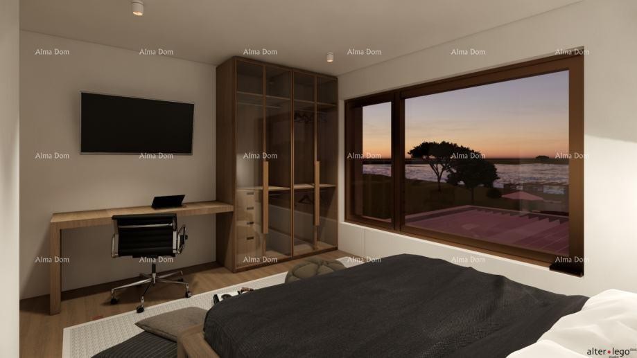 POMER, prvi red do mora, kuća s građevinskim zemljištem i projektom za luksuznu vilu 15