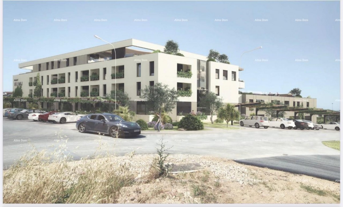 Sale of apartments in a new commercial-residential project, Poreč, C102 5