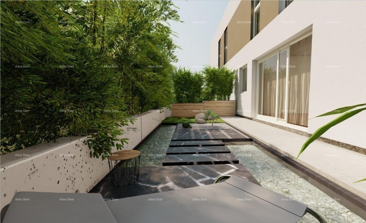 ПОРЕЧ - Современный двухквартирный дом с собственной зеленью (Дом B) 9