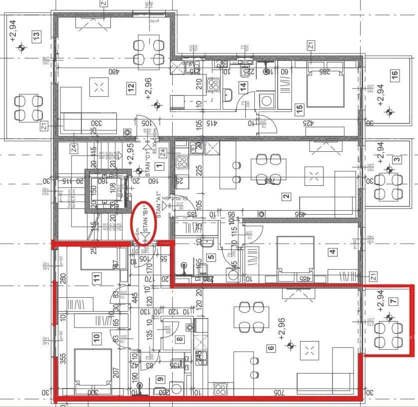 Prodaja stanov v moderni novogradnji s parkirnim mestom in shrambo, Vabriga, Poreč! B1-V2 5